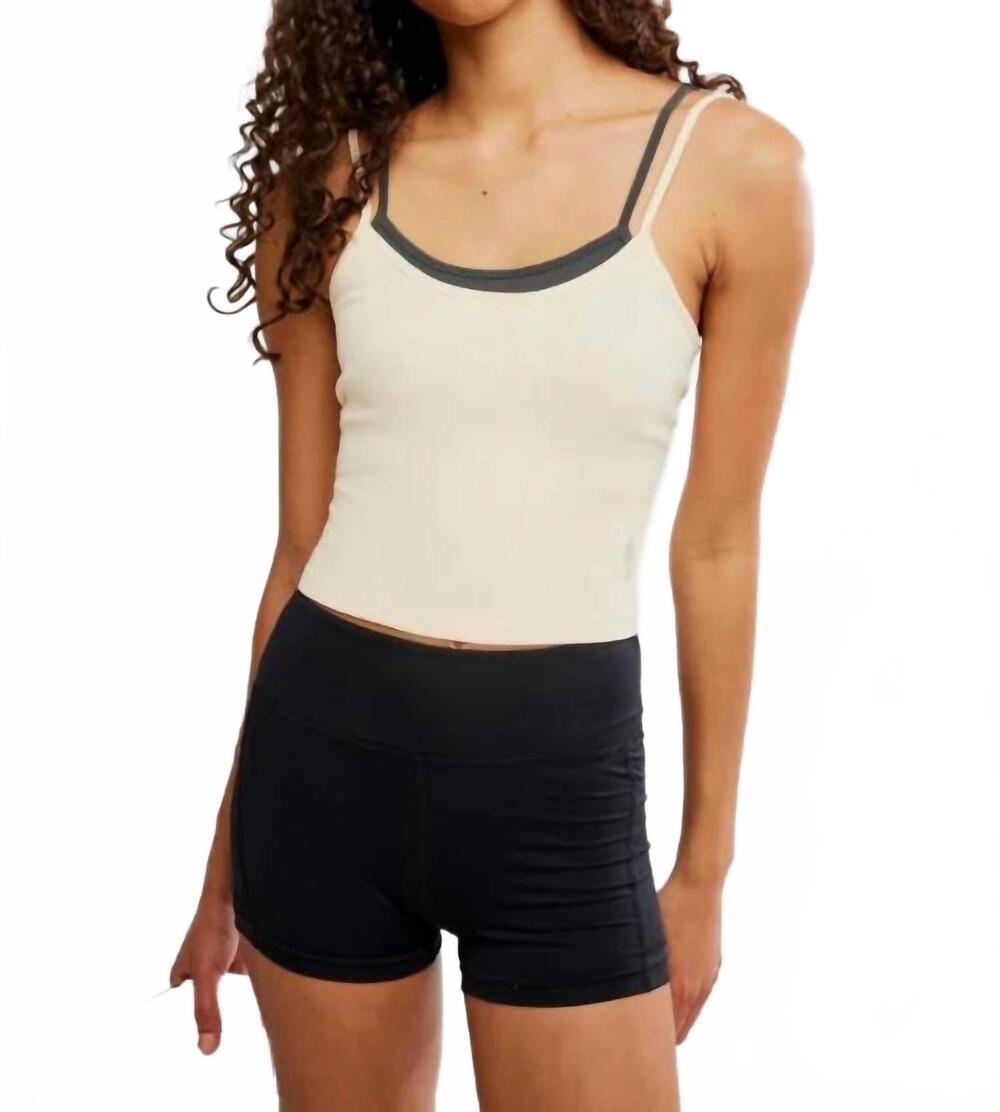 NEW FP MOVEMENT all clear coastline cami top in pina colada